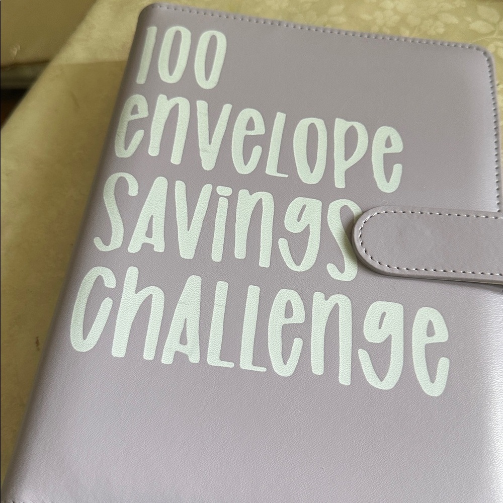 Lavender Savings Challenge Binder